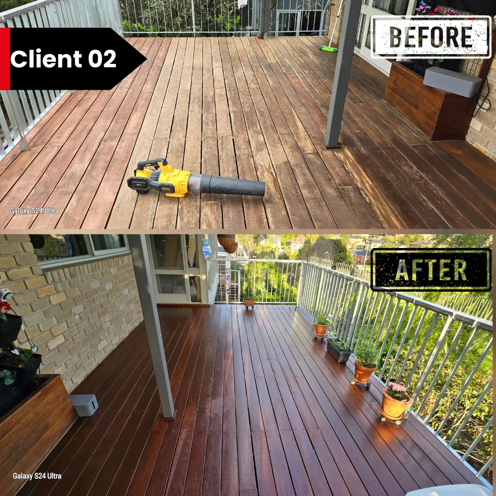 Deck Polishing Project in Melbourne