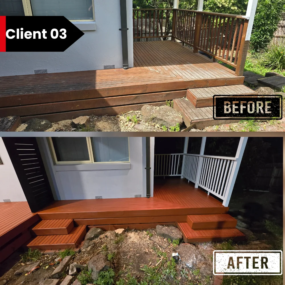 Deck Polishing Project in Melbourne