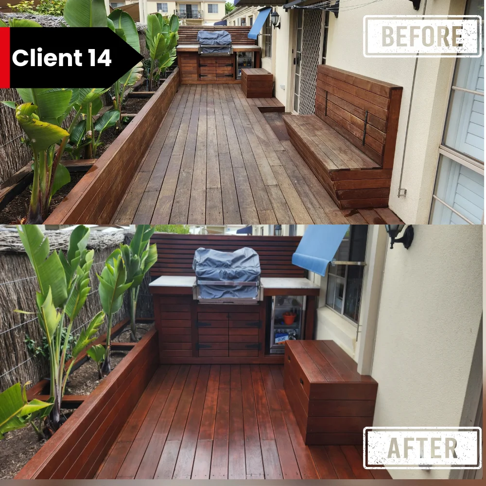 Deck Polishing Project in Melbourne